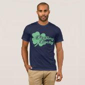 Feeling Lucky Irish Shamrock T-shirt (Voorkant volledig)