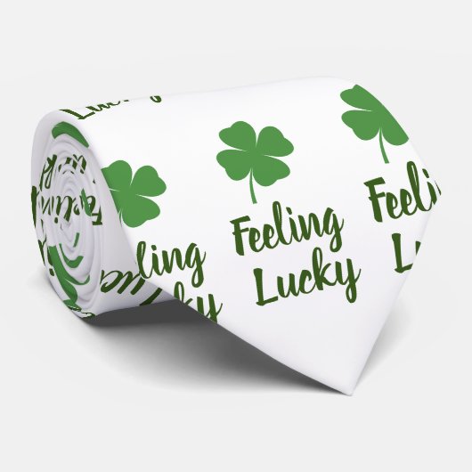 Feeling Lucky Irish Stropdas (Opgerold)