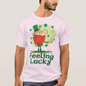 Feeling Lucky Leprechaun Tshirt (Voorkant)
