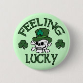 Feeling Lucky Ronde Button 5,7 Cm (Voorkant)