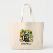 Feeling Lucky Skunk Grote Tote Bag (Voorkant)