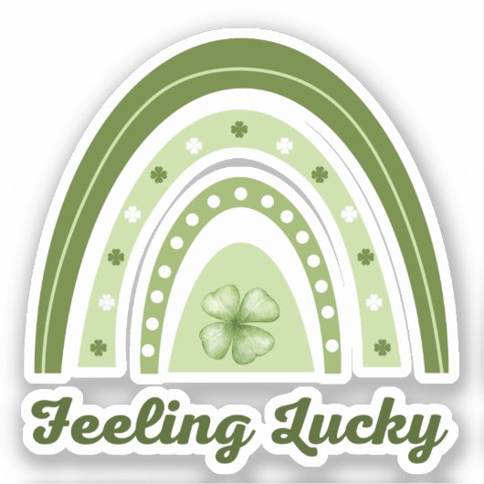 Feeling Lucky Sticker (Voorkant)