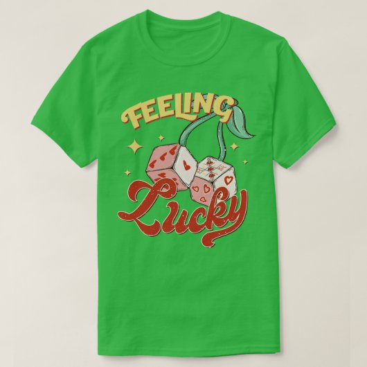 Feeling Lucky Tic Tac Toe Love Game Valentijn Gift T-shirt (Design voorkant)