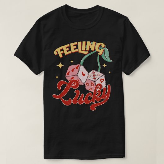 Feeling Lucky Tic Tac Toe Love Game Valentijn Gift T-shirt (Design voorkant)