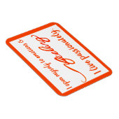 "Feeling" Oranje Sacral Chakra Words Magnets Magneet (Rechterzijde)