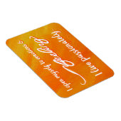 "Feeling" Oranje Sacral Chakra Words Magnets Magneet (Rechterzijde)
