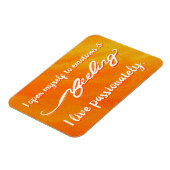 "Feeling" Oranje Sacral Chakra Words Magnets Magneet (Linkerzijde)