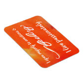 "Feeling" Oranje Sacral Chakra Words Magnets Magneet (Rechterzijde)