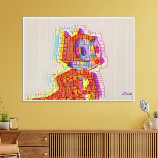 Feeling Phelix Canvas Afdruk (Insitu (Woonkamer))