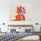 Feeling Phelix Canvas Afdruk (Insitu (Slaapkamer))