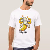 Feeling Rich Banaan T-shirt - Aandelenmarkt Meme! (Voorkant)