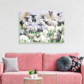 Feeling Sheepish Canvas Afdruk (Insitu (Woonkamer))
