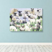 Feeling Sheepish Canvas Afdruk (Insitu (Houten vloer))