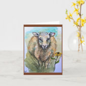 Feeling Sheepish Kaart (Gele Bloem)