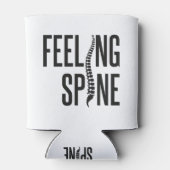 Feeling Spine Funny Chiropractor Team Blikjeskoeler (Achterkant)