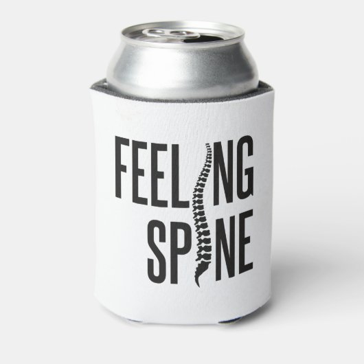 Feeling Spine Funny Chiropractor Team Blikjeskoeler (Blikje Achterkant)