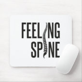 Feeling Spine Funny Chiropractor Team Muismat (Met muis)