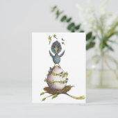 Feeling Springy Briefkaart (Staand voorkant)