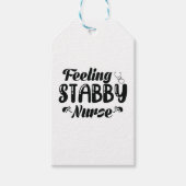 Feeling Stabby Nurse Cadeaulabel (Voorkant)