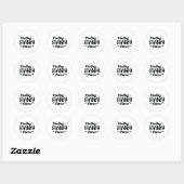 Feeling Stabby Nurse Ronde Sticker (Vel)