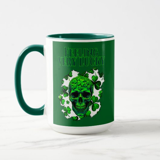 Feeling Very Lucky St Patrick’s Day - caneca Mok (Links)
