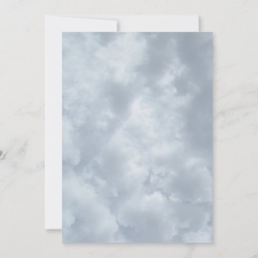 Feeling Witchy Bats Moon Gray Sky Halloween Party Kaart (Achterkant)