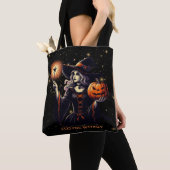 Feeling Witchy - Pompoen, toverstaf, sterren Tote Bag (Dichtbij)