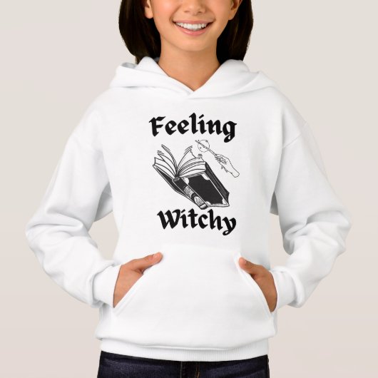 Feeling Witchy Spell boek grappige Halloween heks (Voorkant)