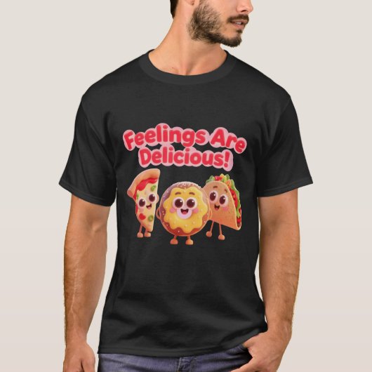 Feelings Are Delicious - Men’s T-Shirt (Voorkant)