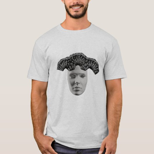 Feelings – Dark Aesthetic Mask & Texture Abstract  T-shirt (Voorkant)