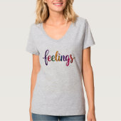 Feelings_dgn.no.3- by Maaya_P, Vrouwen Licht Staal T-shirt (Voorkant)