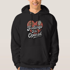 Feelings File Opened | Therapy Culture Mood   Hoodie