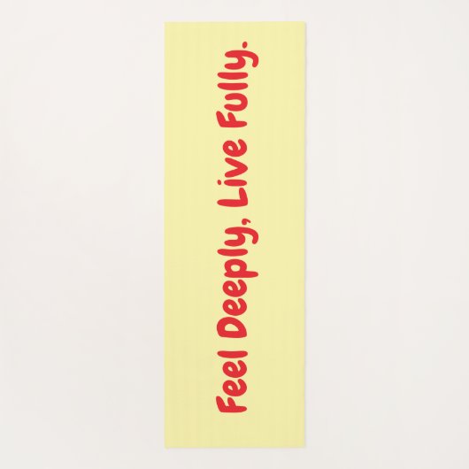 feelings is yogamat (Achterkant)