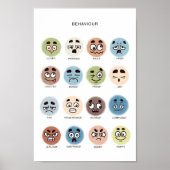 Feelings Poster – Preschool Emotions Chart (Voorkant)