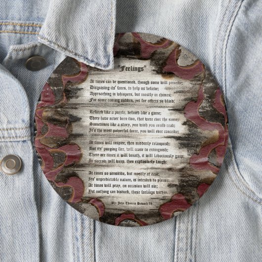 Feelings Ronde Button 6,0 Cm (In situ)