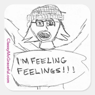"Feelings" sticker sheet