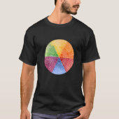 Feelings Wheel Emotion Chart Therapy Mental Health T-shirt (Voorkant)