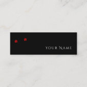 FEELLE BITEY Funny Vampire Personal Calling Card Contactkaartje (Voorkant)