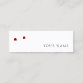 FEELLE BITEY Funny Vampire Personal Calling Card Contactkaartje (Voorkant)