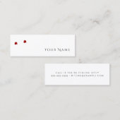 FEELLE BITEY Funny Vampire Personal Calling Card Contactkaartje (Voorkant / Achterkant)