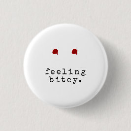 FEELLIE BITEY Funny Vampire Bite Ronde Button 3,2 Cm