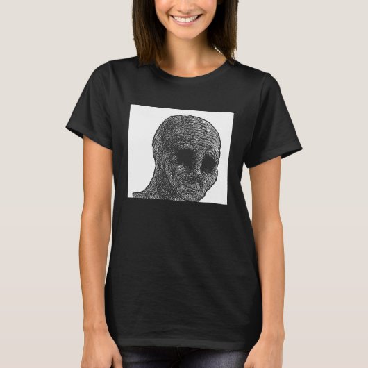 Feels Guy Wojak Meme Doomer  1 T-shirt (Voorkant)
