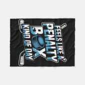 Feels Like A Penalty Box Kind Of Day _43  Fleece Deken (Voorkant (Horizontaal))