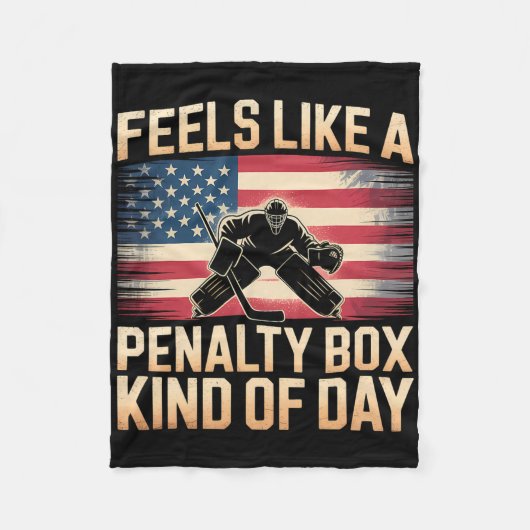 Feels Like A Penalty Box Kind Of Day _7  Fleece Deken (Voorkant)