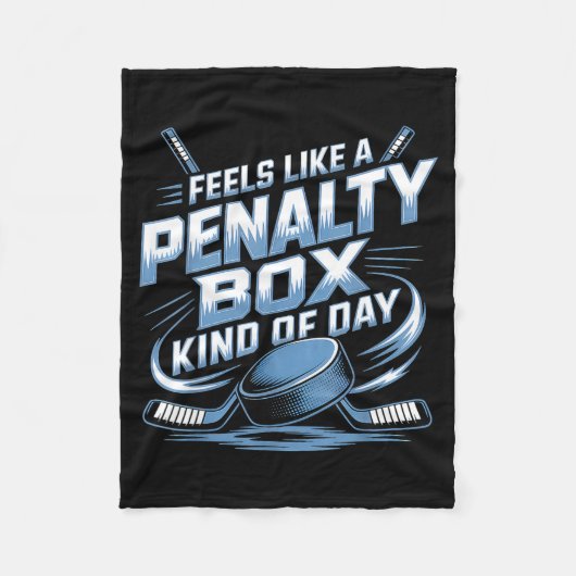 Feels Like A Penalty Box Kind Of Day Fleece Deken (Voorkant)