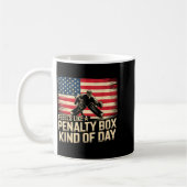 Feels Like A Penalty Box Kind Of Day Funny Hockey  Koffiemok (Links)
