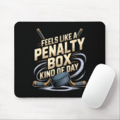 Feels Like A Penalty Box Kind Of Day Funny Hockey  Muismat (Met muis)