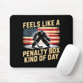 Feels Like A Penalty Box Kind Of Day Funny Hockey Muismat (Met muis)