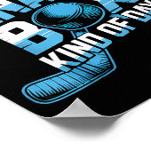 Feels Like A Penalty Box Kind Of Day Funny Hockey Poster (Hoek)