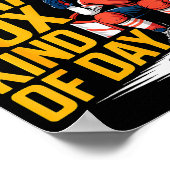 Feels Like A Penalty Box Kind Of Day Funny Hockey  Poster (Hoek)